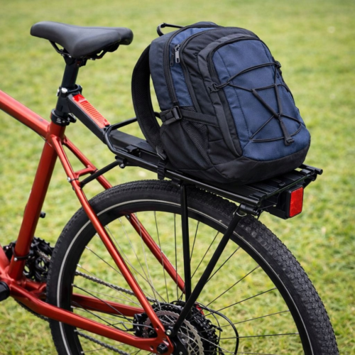 BAGAŻNIK ROWEROWY TYLNY TURYSTYCZNY ALUMINIOWY UNIWERSALNY NA ROWER 9kg