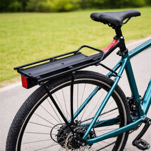 BAGAŻNIK ROWEROWY TYLNY TURYSTYCZNY ALUMINIOWY UNIWERSALNY NA ROWER 9kg