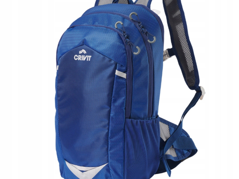 Crivit plecak turystyczny wycieczkowy do biegania na rower NIEBIESKI
