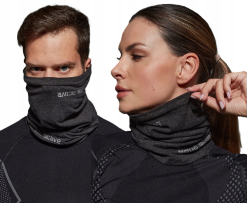 KOMIN TURYSTYCZNY WIELOFUNKCYJNY TERMOAKTYWNA CHUSTA NA ROWER DO BIEGANIA