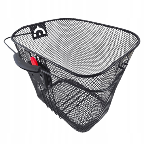 KOSZ NA ROWER METALOWY KOSZYK ROWEROWY DUŻY NA KIEROWNICĘ MIEJSKI CLICK