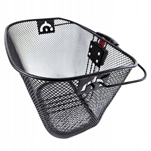 KOSZ NA ROWER METALOWY KOSZYK ROWEROWY DUŻY NA KIEROWNICĘ MIEJSKI CLICK