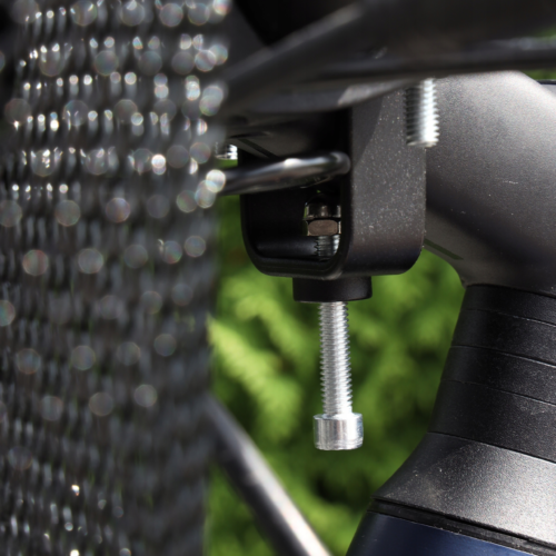 KOSZ NA ROWER METALOWY KOSZYK ROWEROWY DUŻY NA KIEROWNICĘ MIEJSKI CLICK