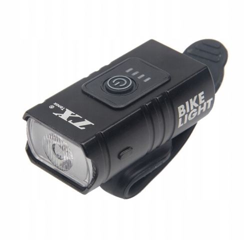 Lampka Rowerowa PRZÓD + TYŁ Do Roweru Miejskiego DO JAZDY NOCĄ MOCNA LED