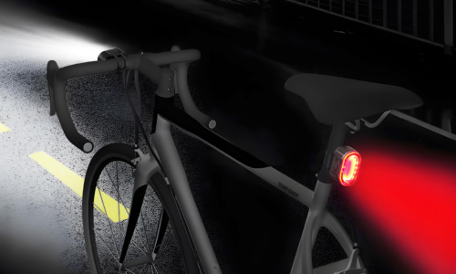 Lampka Rowerowa PRZÓD + TYŁ Do Roweru Miejskiego DO JAZDY NOCĄ MOCNA LED