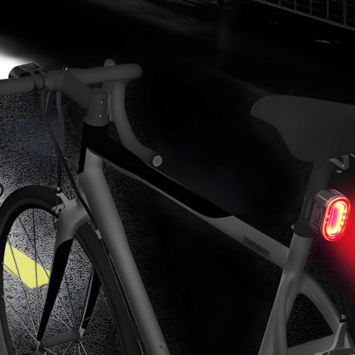 Lampka Rowerowa PRZÓD + TYŁ Do Roweru Miejskiego DO JAZDY NOCĄ MOCNA LED