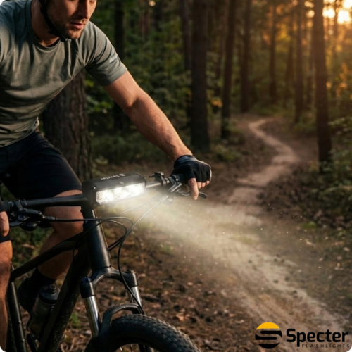 Lampki Rowerowe SPECTER EOS610 1000LM Zestaw Przód Tył EYE07 IP66