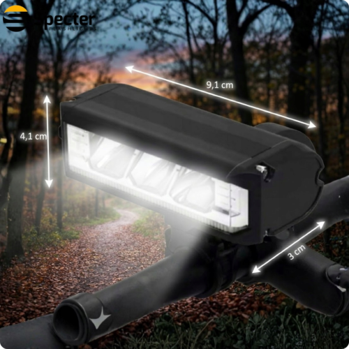 Lampki Rowerowe SPECTER EOS610 1000LM Zestaw Przód Tył EYE07 IP66