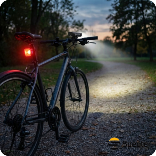 Lampki Rowerowe SPECTER EOS610 1000LM Zestaw Przód Tył EYE07 IP66