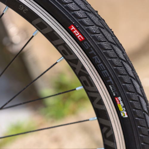 Opona rowerowa 26 TRC 26x1.75 WKŁADKA ANTYPRZEBICIOWA opony ZESTAW 2 SZTUKI