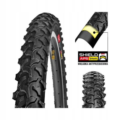 Opona rowerowa 26 TRC NOWA 26x1.95 WKŁADKA ANTYPRZEBICIOWA [54-559] MOCNA