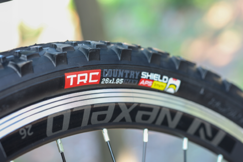 Opona rowerowa 26 TRC NOWA 26x1.95 WKŁADKA ANTYPRZEBICIOWA [54-559] MOCNA