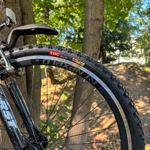 Opona rowerowa 26 TRC NOWA 26x1.95 WKŁADKA ANTYPRZEBICIOWA [54-559] MOCNA