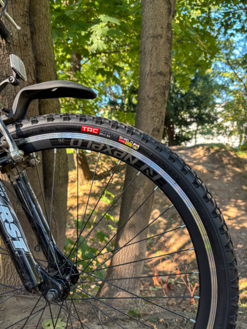 Opona rowerowa 26 TRC NOWA 26x1.95 WKŁADKA ANTYPRZEBICIOWA [54-559] MOCNA