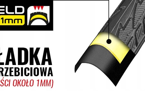Opona rowerowa 27 5 x 2 1 TRC wkładka ANTYPRZEBICIE 27.5 x 2.125 57-584 MTB