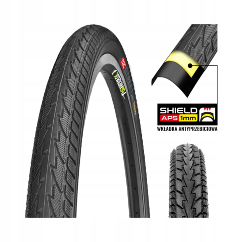 Opona rowerowa do roweru miejskiego 26 " TRC 26x1.75 z ANTYPRZEBICIE 47-559