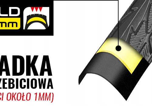 Opona rowerowa do roweru miejskiego 26 " TRC 26x1.75 z ANTYPRZEBICIE 47-559