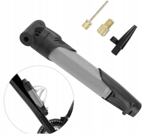 POMPKA ROWEROWA RĘCZNA MINI NA RAMĘ ROWER TELESKOPOWA TURYSTYCZNA LEKKA