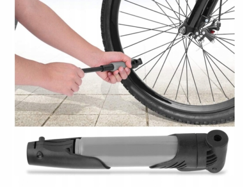 POMPKA ROWEROWA RĘCZNA MINI NA RAMĘ ROWER TELESKOPOWA TURYSTYCZNA LEKKA