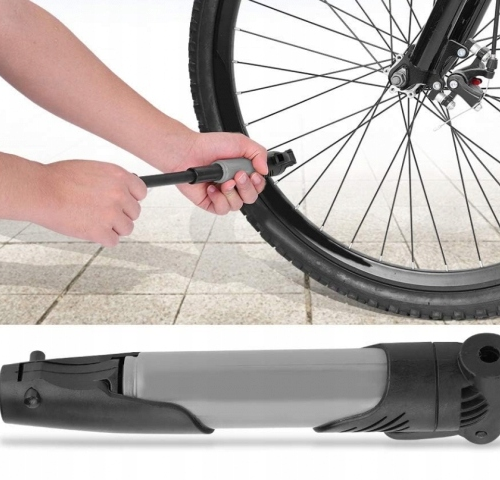 POMPKA ROWEROWA RĘCZNA MINI NA RAMĘ ROWER TELESKOPOWA TURYSTYCZNA LEKKA