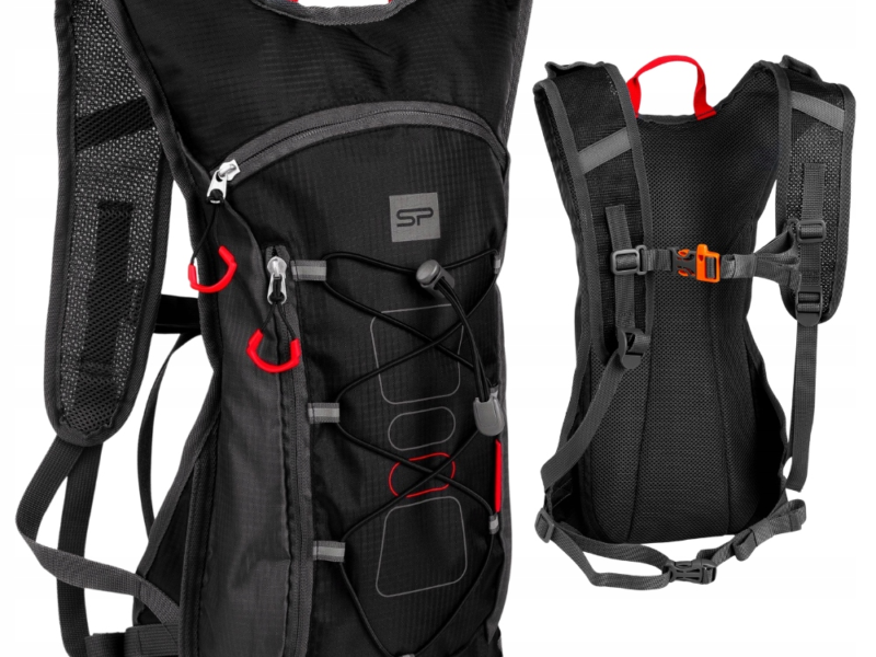 Plecak Rowerowy Turystyczny Na Rower Sportowy Lekki Odblaskowe Elementy 5 L