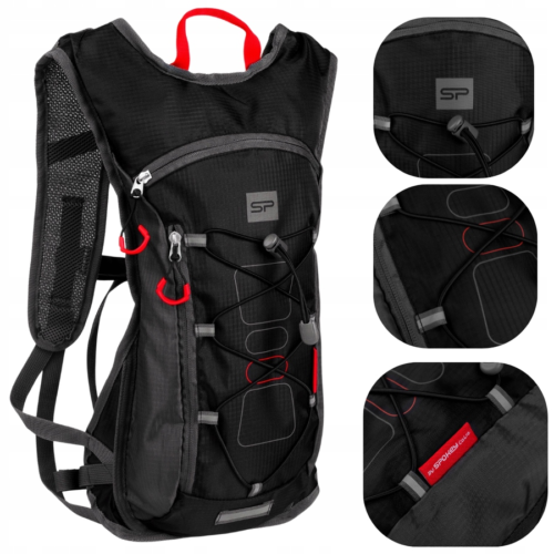 Plecak Rowerowy Turystyczny Na Rower Sportowy Lekki Odblaskowe Elementy 5 L