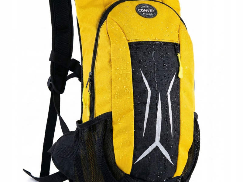 Plecak rowerowy 18L na rower do biegania z siatką na kask produkt polski