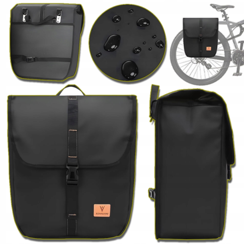 ROWEROWE TORBY SAKWY POJEMNE SZTYWNE WODOODPORNE DO TURYSTYCZNYCH I GÓRSKIC