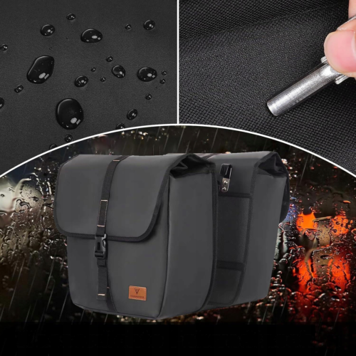 ROWEROWE TORBY SAKWY POJEMNE SZTYWNE WODOODPORNE DO TURYSTYCZNYCH I GÓRSKIC