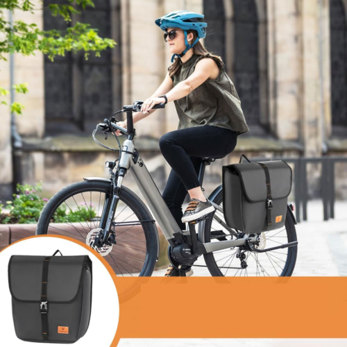 ROWEROWE TORBY SAKWY POJEMNE SZTYWNE WODOODPORNE DO TURYSTYCZNYCH I GÓRSKIC