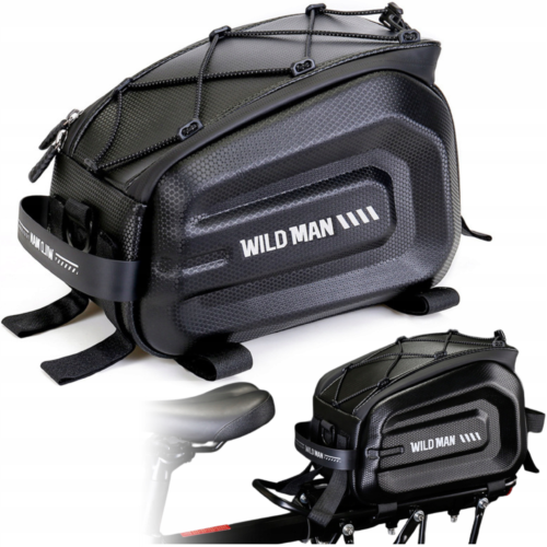 SAKWA ROWEROWA NA BAGAŻNIK ROWER MOTOR TORBA ETUI WODOODPORNA WILD MAN 4L