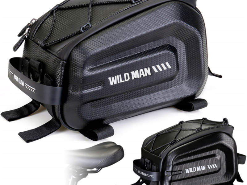 SAKWA ROWEROWA NA BAGAŻNIK ROWER MOTOR TORBA ETUI WODOODPORNA WILD MAN 4L