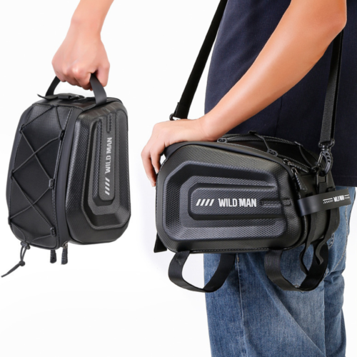 SAKWA ROWEROWA NA BAGAŻNIK ROWER MOTOR TORBA ETUI WODOODPORNA WILD MAN 4L