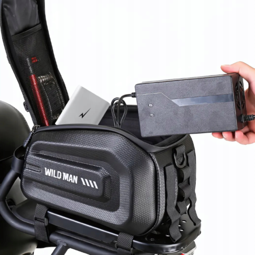 SAKWA ROWEROWA NA BAGAŻNIK ROWER MOTOR TORBA ETUI WODOODPORNA WILD MAN 4L