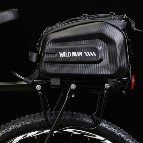 SAKWA ROWEROWA NA BAGAŻNIK ROWER MOTOR TORBA ETUI WODOODPORNA WILD MAN 4L