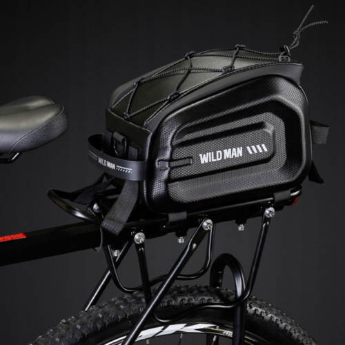 SAKWA ROWEROWA NA BAGAŻNIK ROWER MOTOR TORBA ETUI WODOODPORNA WILD MAN 4L