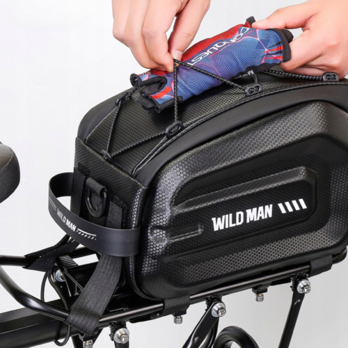 SAKWA ROWEROWA NA BAGAŻNIK ROWER MOTOR TORBA ETUI WODOODPORNA WILD MAN 4L