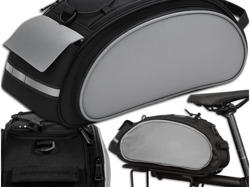 SAKWA ROWEROWA TORBA TURYSTYCZNA DUŻA NA BAGAŻNIK KUFER NA RAMIĘ DO ROWERU