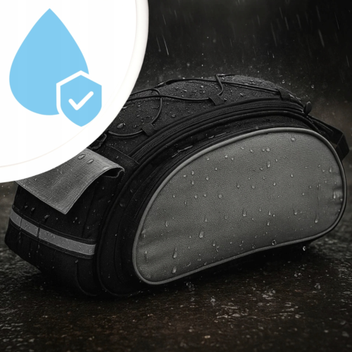 SAKWA ROWEROWA TORBA TURYSTYCZNA DUŻA NA BAGAŻNIK KUFER NA RAMIĘ DO ROWERU