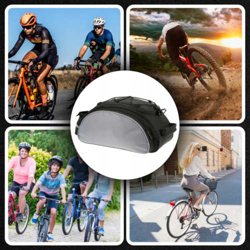 SAKWA ROWEROWA TORBA TURYSTYCZNA DUŻA NA BAGAŻNIK KUFER NA RAMIĘ DO ROWERU