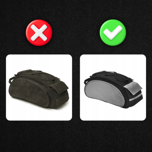 SAKWA ROWEROWA TORBA TURYSTYCZNA DUŻA NA BAGAŻNIK KUFER NA RAMIĘ DO ROWERU