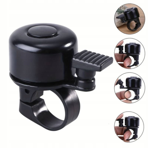 STYLOWY DZWONEK Czarny do Roweru Rowerowy Mega Głośny Miejski