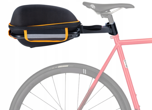 Sakwa Torba Rowerowa Na Rower Zapinana + Bagażnik Do Sztycy Pokrowiec