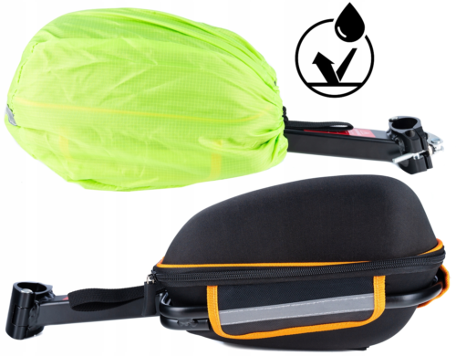 Sakwa Torba Rowerowa Na Rower Zapinana + Bagażnik Do Sztycy Pokrowiec