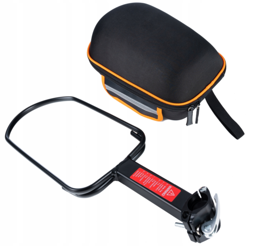 Sakwa Torba Rowerowa Na Rower Zapinana + Bagażnik Do Sztycy Pokrowiec