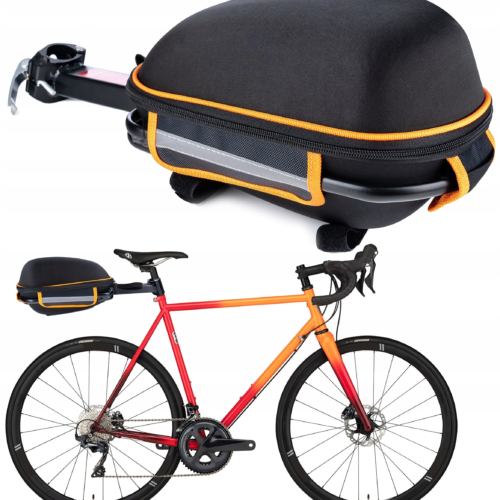 Sakwa Torba Rowerowa Na Rower Zapinana + Bagażnik Do Sztycy Pokrowiec