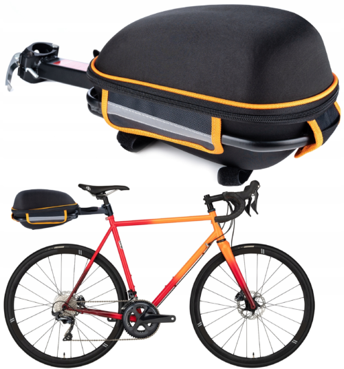 Sakwa Torba Rowerowa Na Rower Zapinana + Bagażnik Do Sztycy Pokrowiec