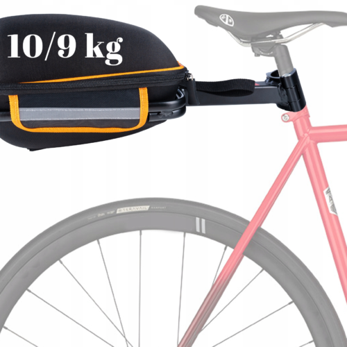 Sakwa Torba Rowerowa Na Rower Zapinana + Bagażnik Do Sztycy Pokrowiec