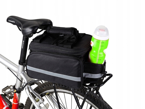 TORBA NA ROWER BAGAŻNIK SAKWA ROWEROWA ODBLASKOWA KUFER POJEMNY 30L