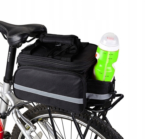 TORBA NA ROWER BAGAŻNIK SAKWA ROWEROWA ODBLASKOWA KUFER POJEMNY 30L